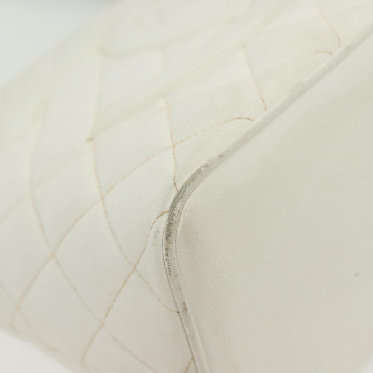 Chanel Medaillon, White, Leather, tote