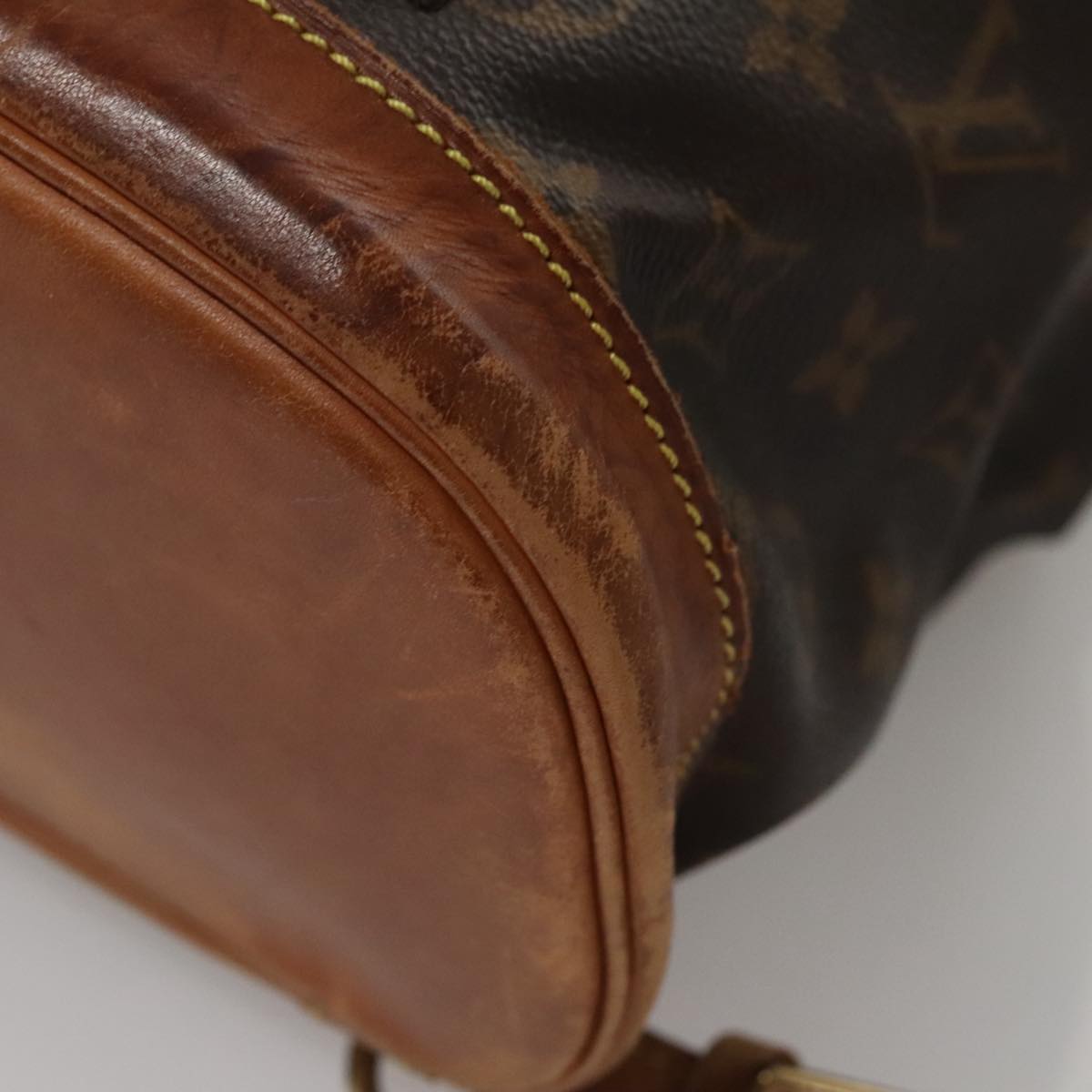 Louis Vuitton Montsouris MM, Brown, Canvas, backpack