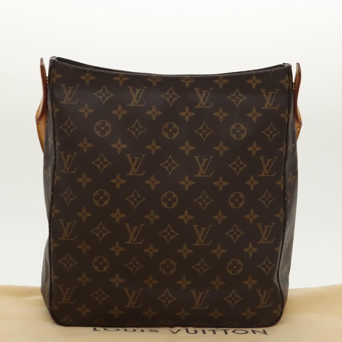 Louis Vuitton Looping GM, Brown, Canvas, handbag