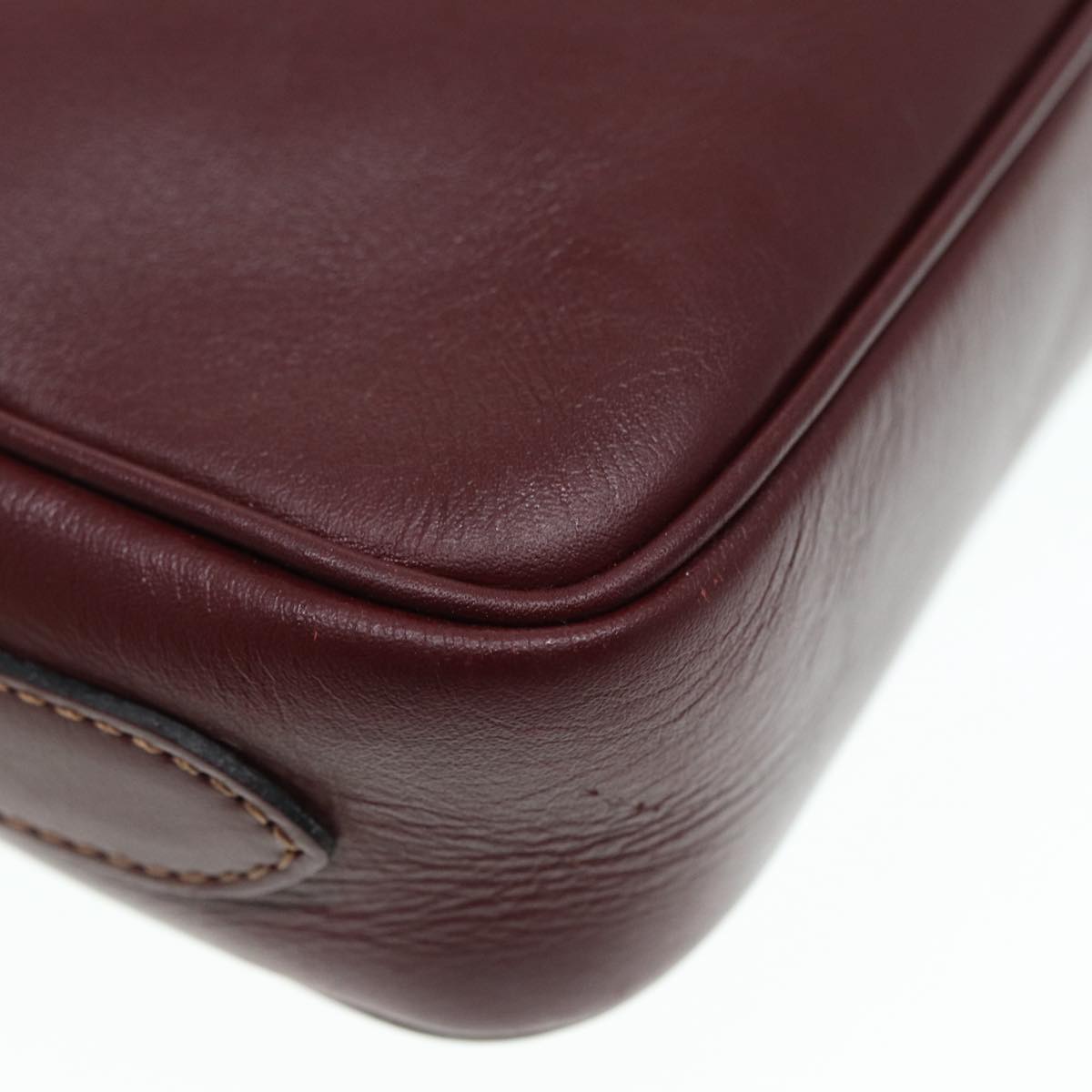 Cartier Must de Cartier, Burgundy, Leather, shoulder