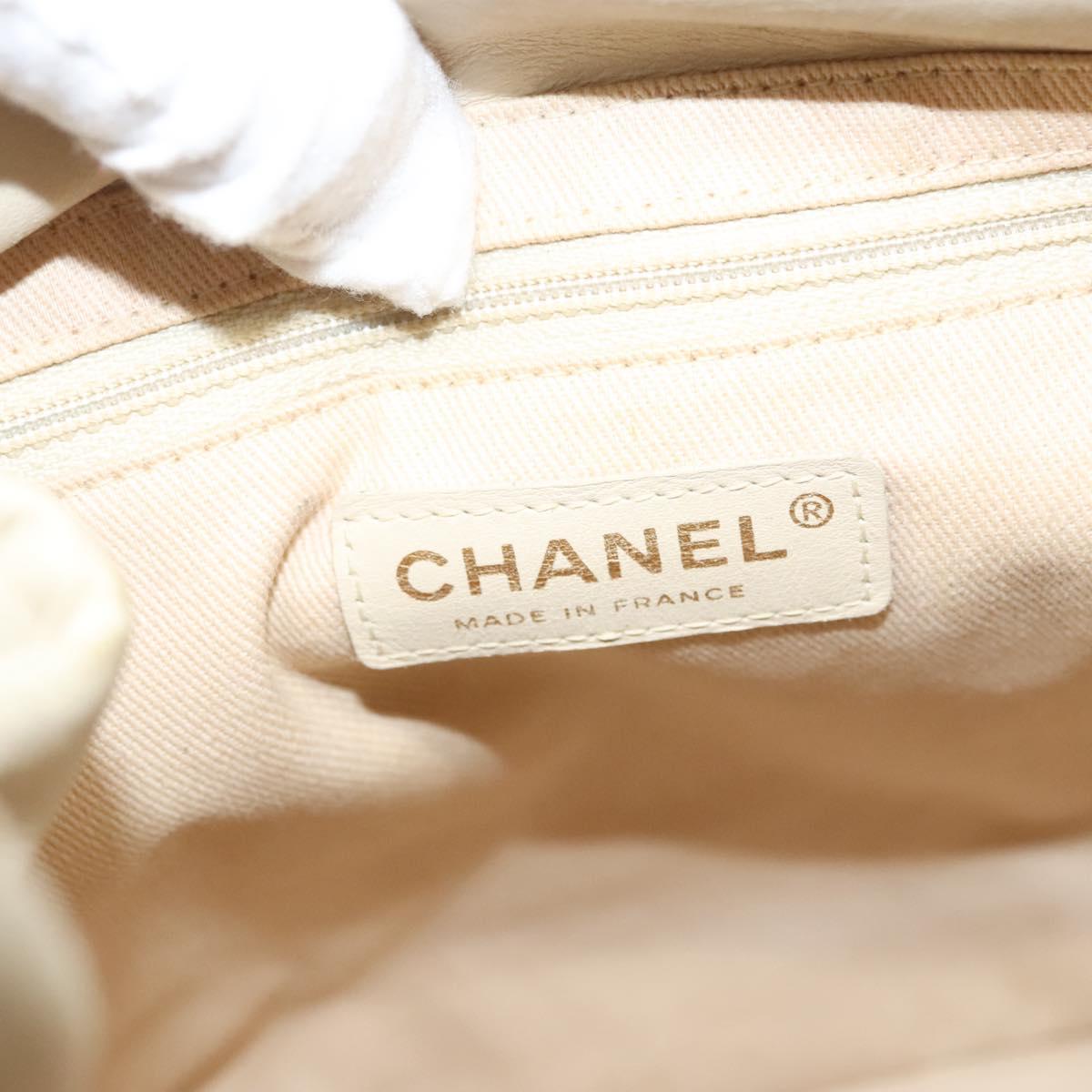 Chanel Camellia, Beige, Leather, tote