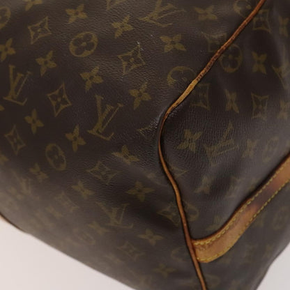 Louis Vuitton Keepall Bandouliere 55, Brown, Canvas, travel