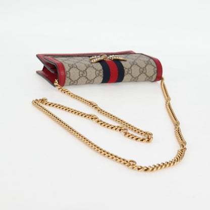 Gucci Queen Margaret, Beige, Canvas, shoulder