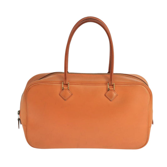Hermès Plume, Orange, Leather, handbag
