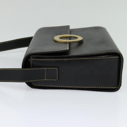 Céline Triomphe Vintage, Black, Leather, shoulder