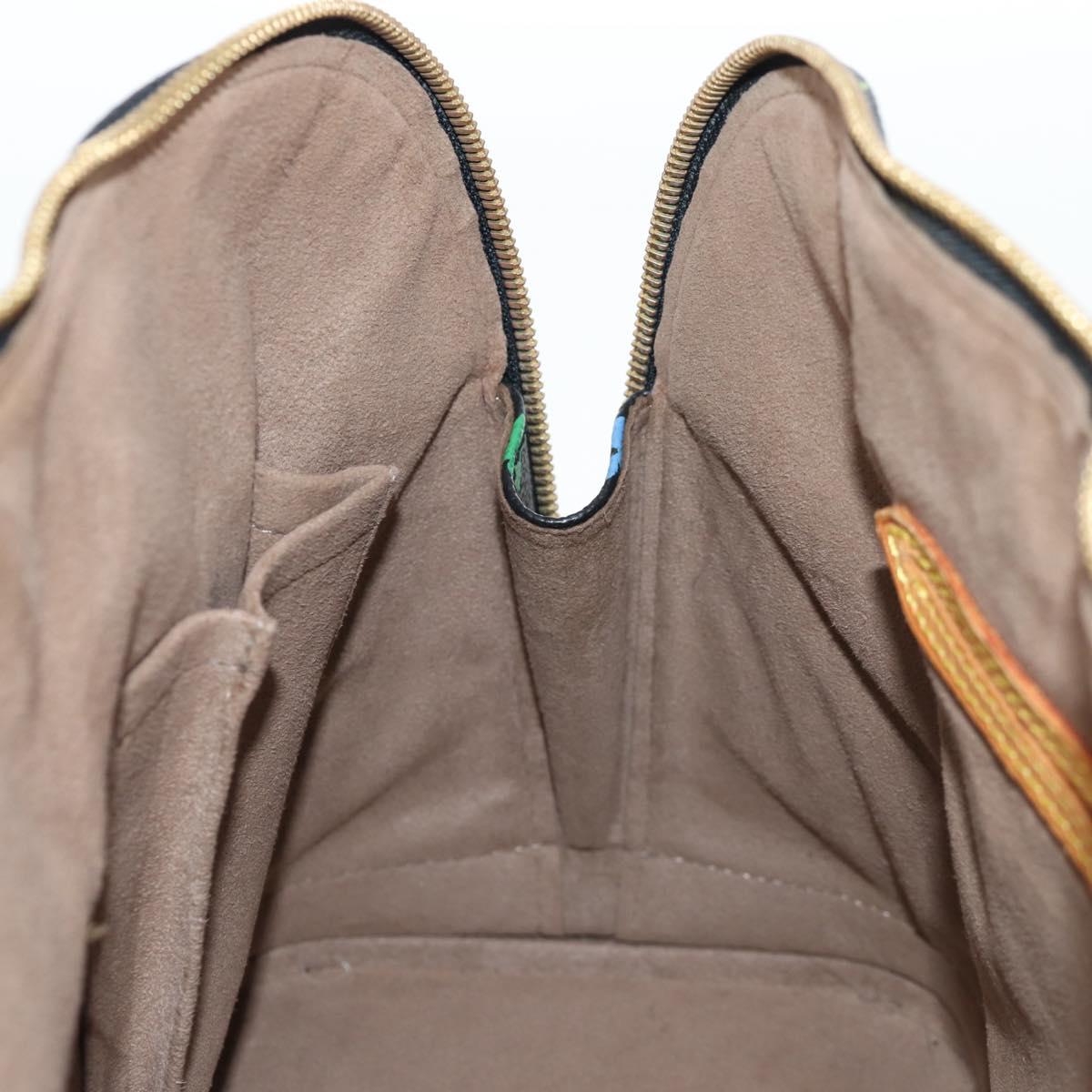 Louis Vuitton Alma, Black, Canvas, handbag