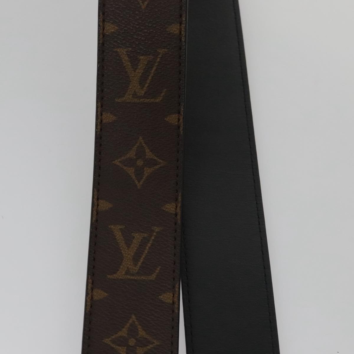 Louis Vuitton Bandoulière de sac, Brown, Canvas, wallet