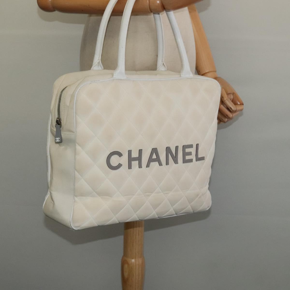 Chanel Sport line, White, Canvas, travel