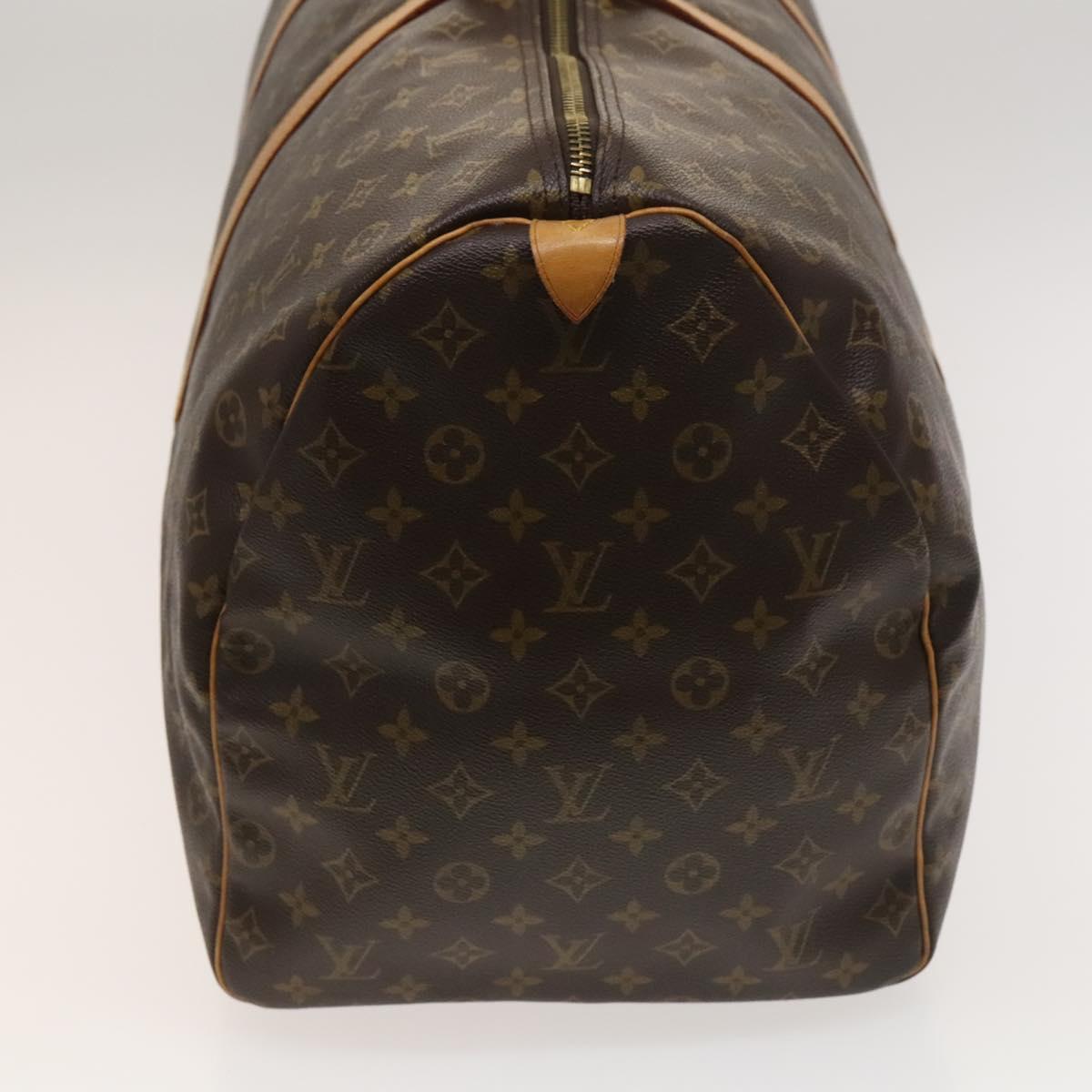 Louis Vuitton Keepall 60, Brown, Canvas, travel