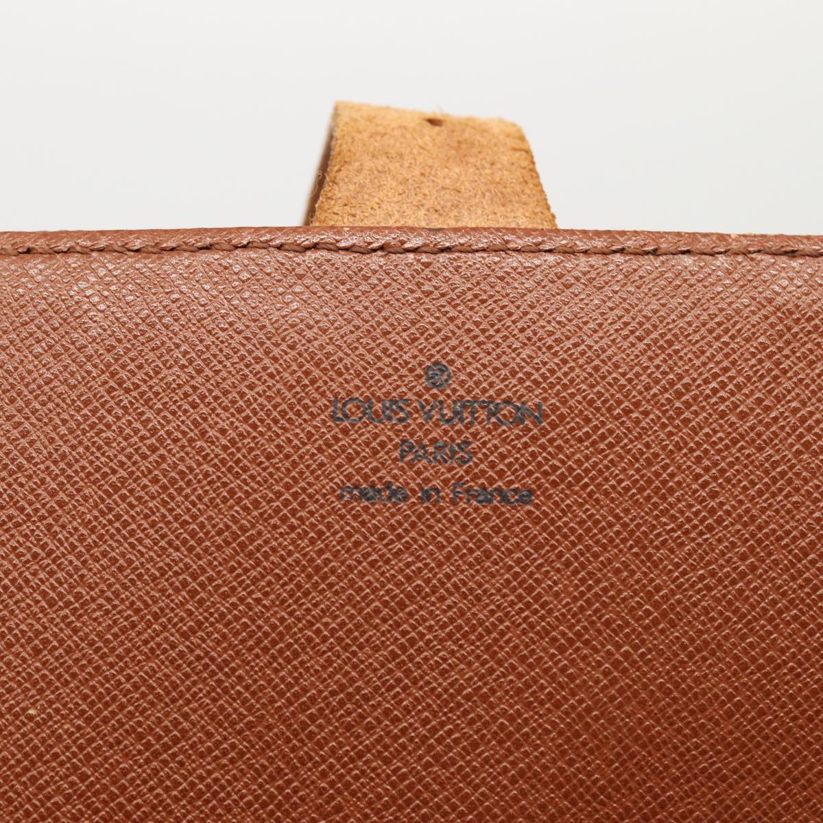 Louis Vuitton Cartouchière, Brown, Canvas, shoulder