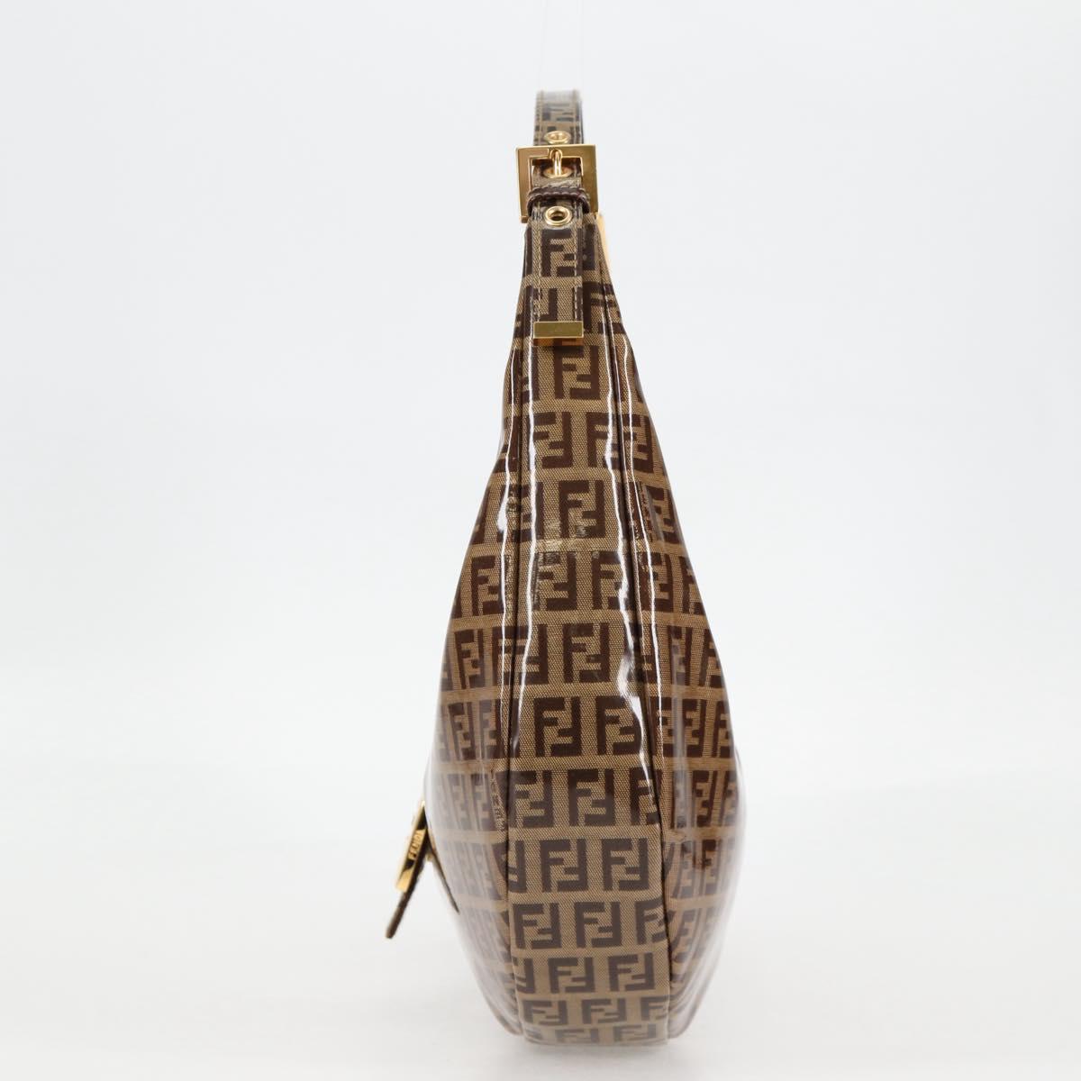 Fendi Zucchino, Brown, Canvas, handbag