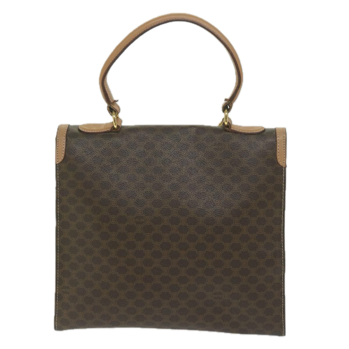 Céline Macadam, Brown, Canvas, handbag