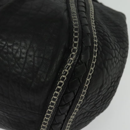 Bottega Veneta, Black, Leather, tote