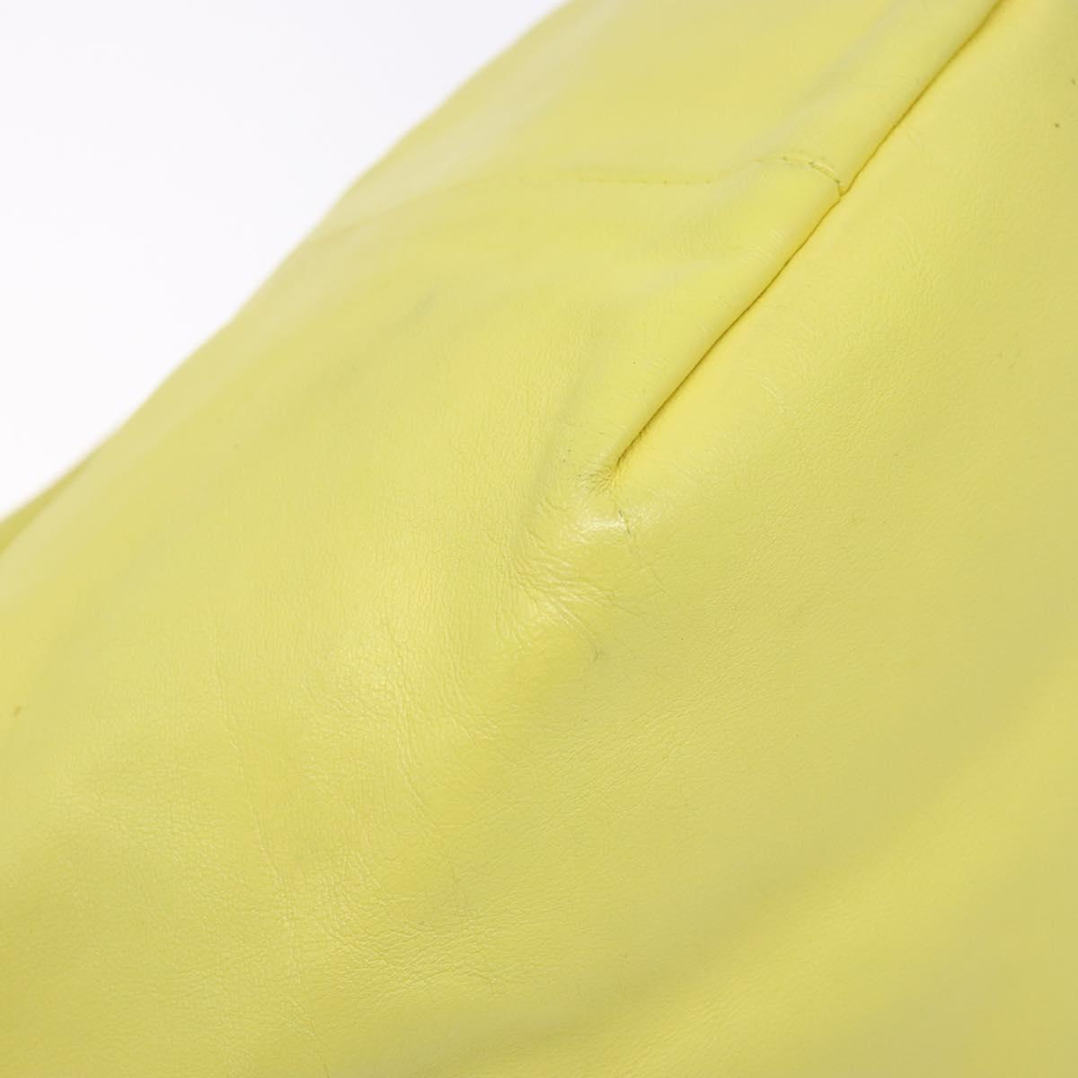 Bottega Veneta Double knot, Yellow, Leather, handbag