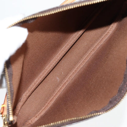 Louis Vuitton Pochette Accessoire, Brown, Canvas, clutch