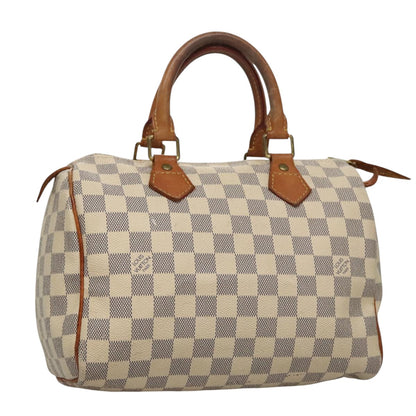 Louis Vuitton Speedy 25, White, Canvas, handbag