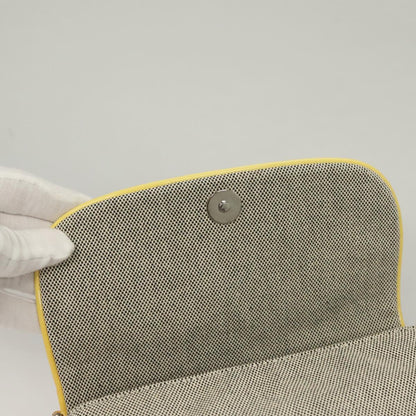 Chanel Camellia, Grey, Canvas, clutch