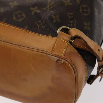 Louis Vuitton Montsouris, Brown, Canvas, backpack