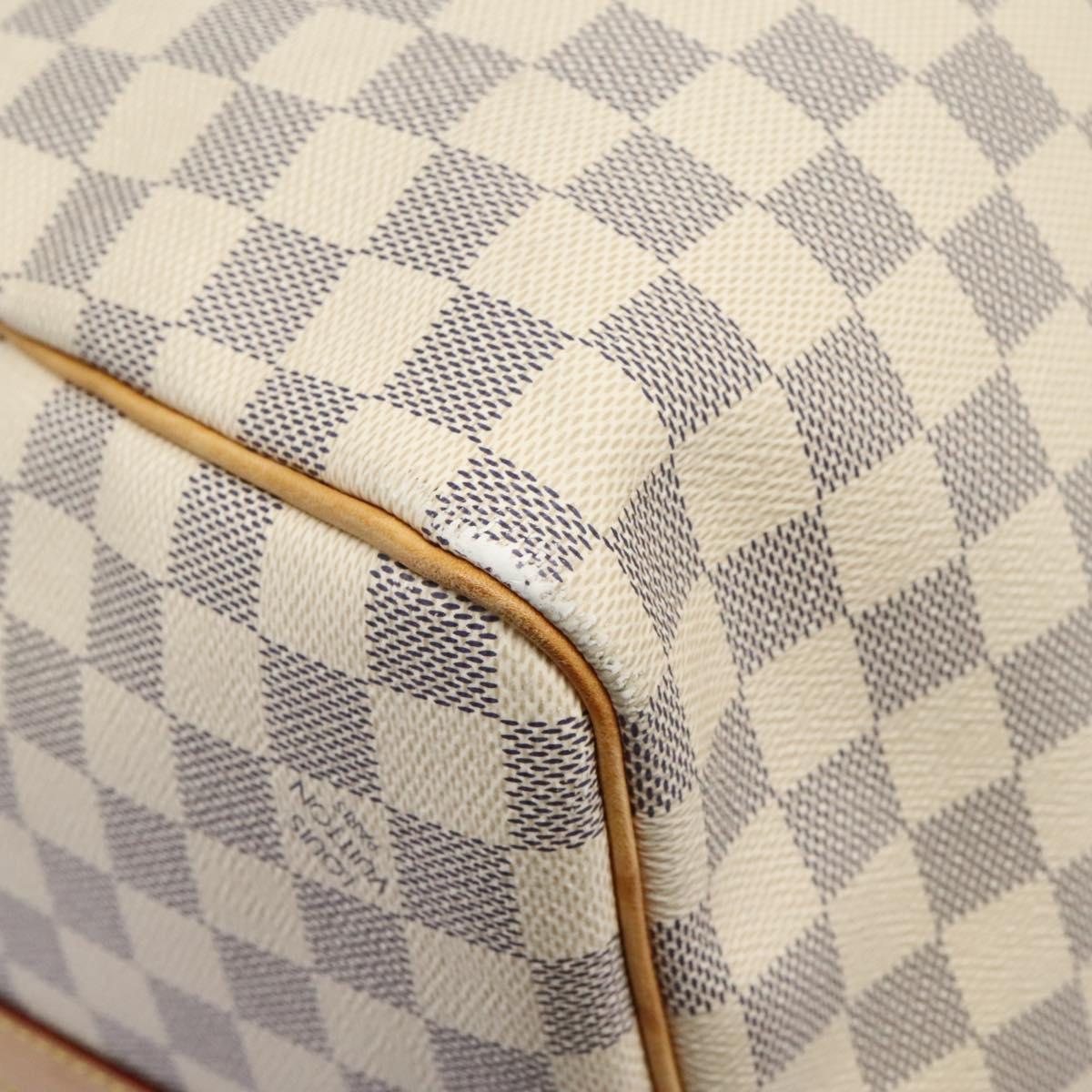 Louis Vuitton Keepall Bandoulière 55, White, Canvas, travel