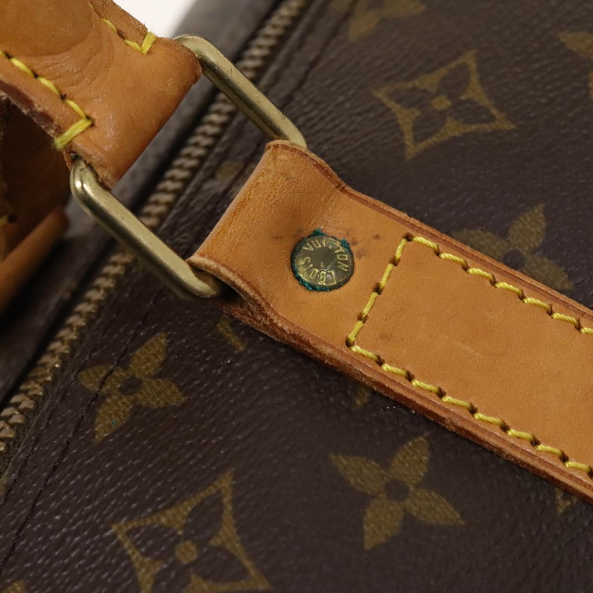 Louis Vuitton Keepall 60, Brown, Canvas, travel