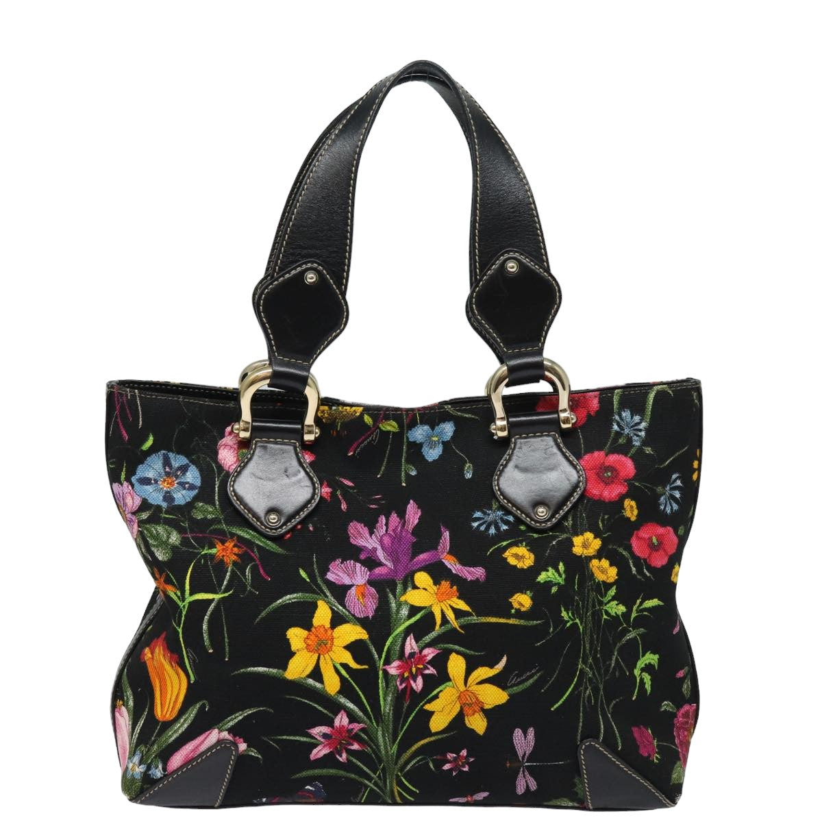 Gucci Flora, Multicolour, Canvas, tote