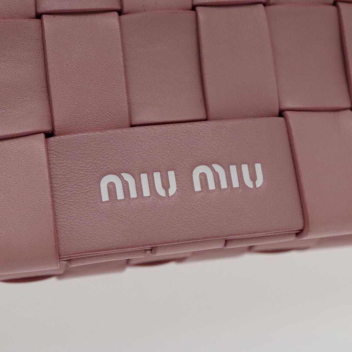 Miu Miu Kira, Pink, Leather, shoulder