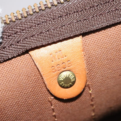 Louis Vuitton Keepall Bandoulière 60, Brown, Canvas, travel