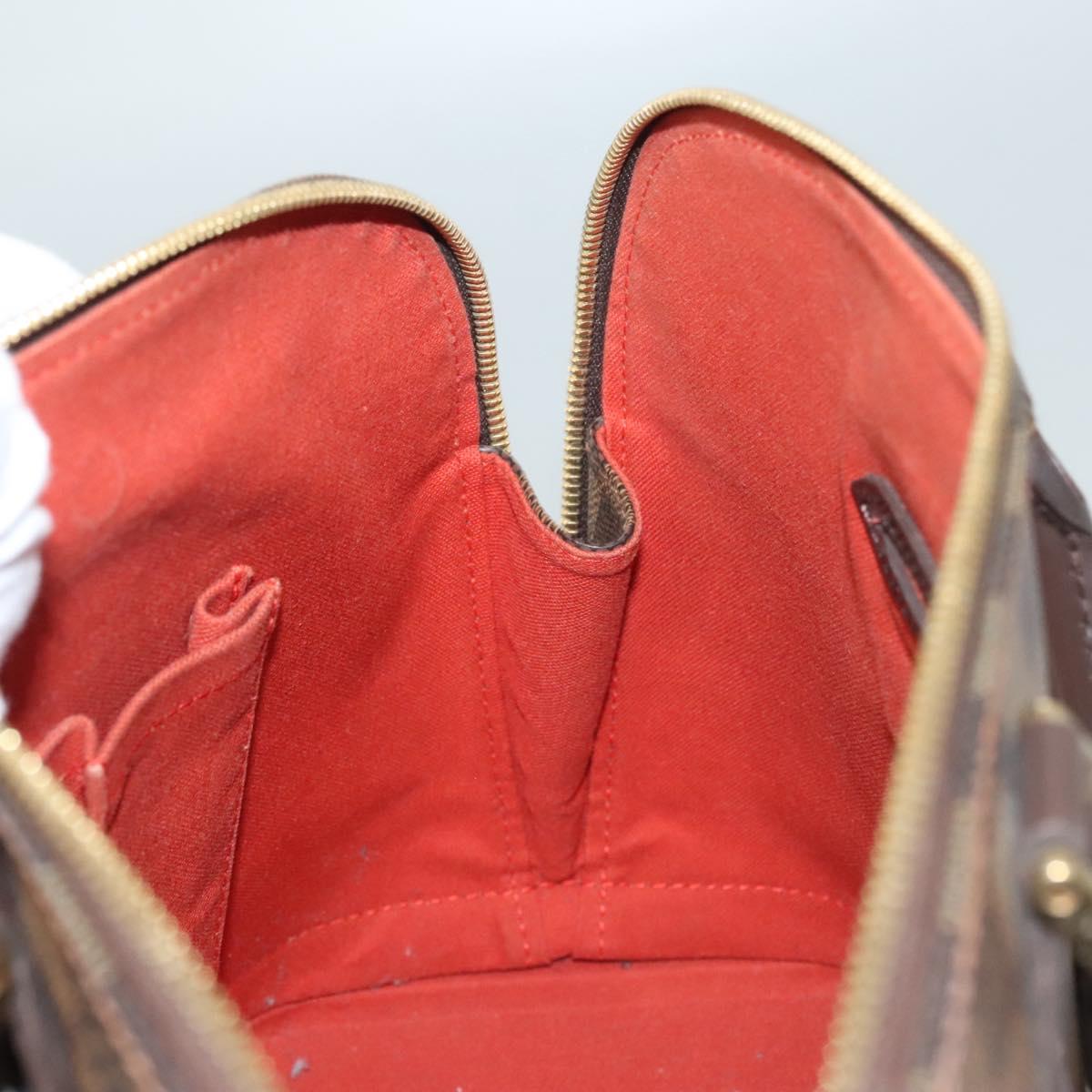 Louis Vuitton Alma BB, Brown, Canvas, handbag