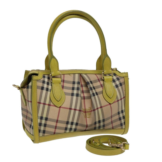 Burberry Nova Check, Beige, Canvas, handbag