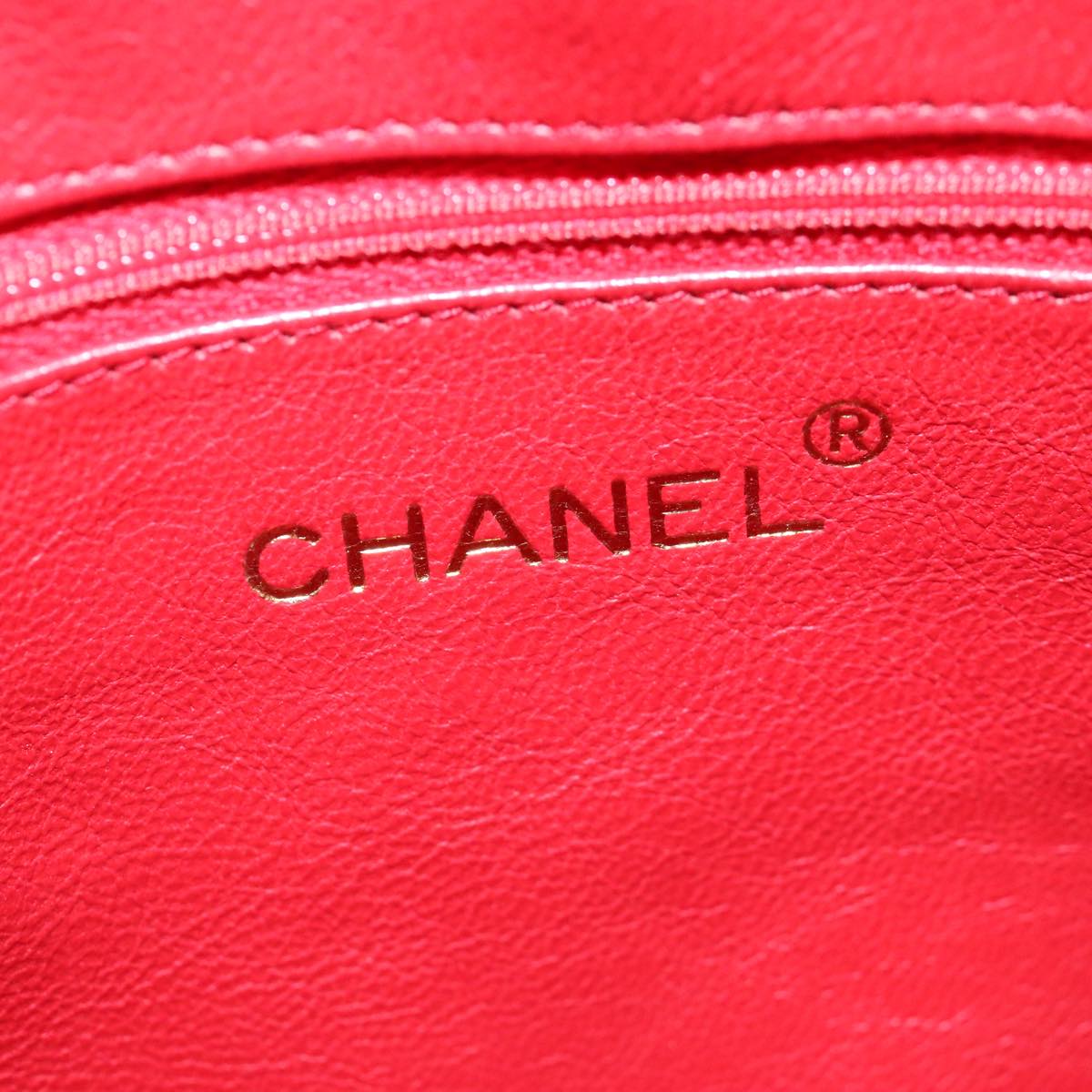 Chanel Camera, Red, Canvas, shoulder