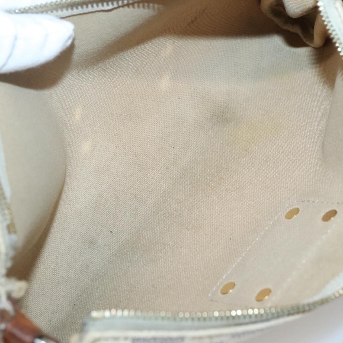 Louis Vuitton Eva, White, Canvas, shoulder