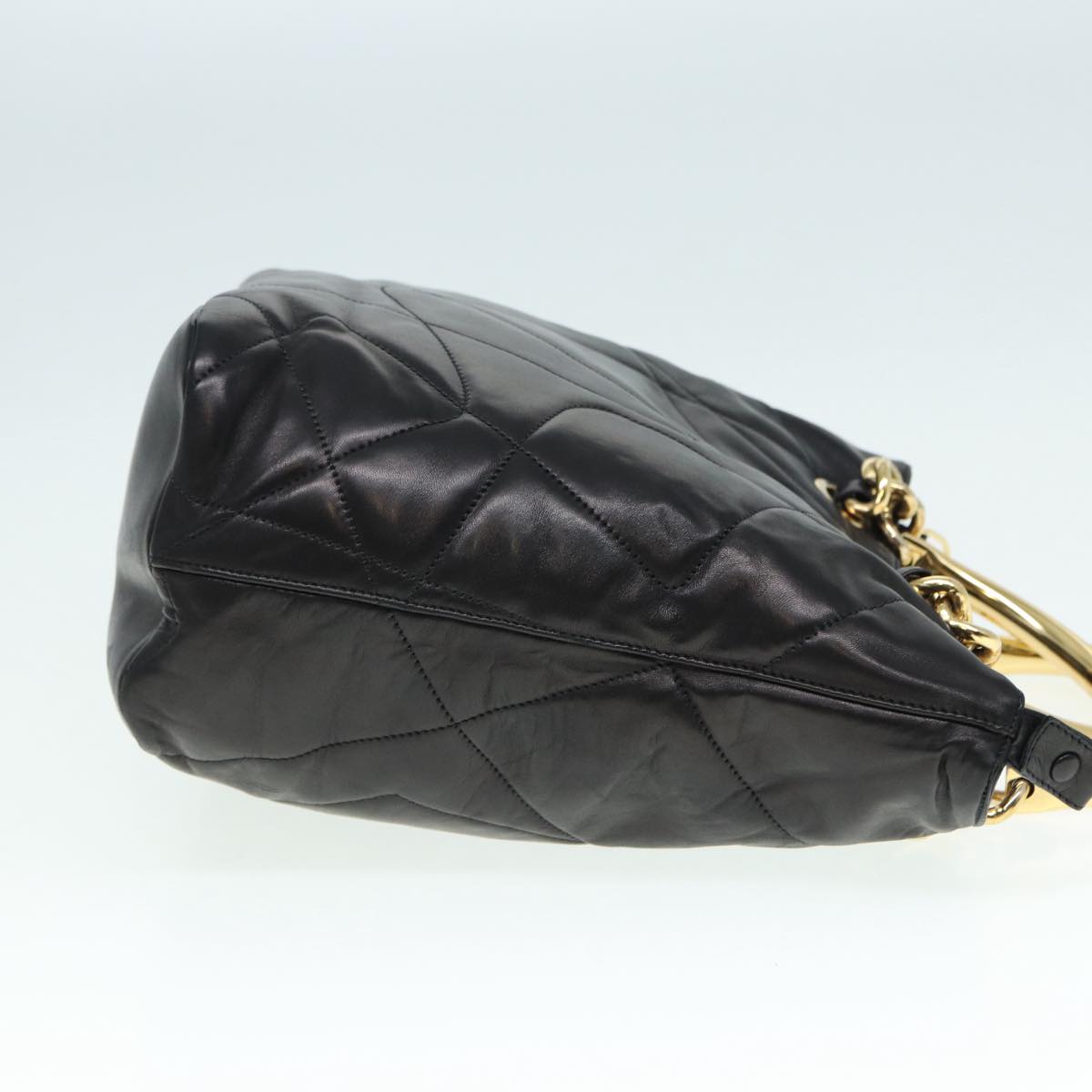 Prada, Black, Leather, handbag