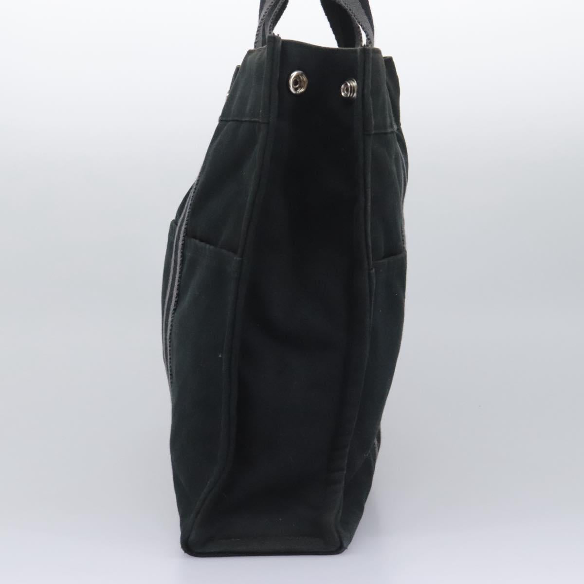 Hermès Toto, Black, Canvas, tote