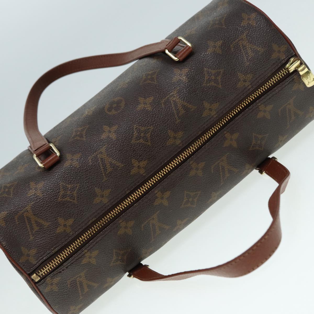 Louis Vuitton Papillon 30, Brown, Canvas, handbag