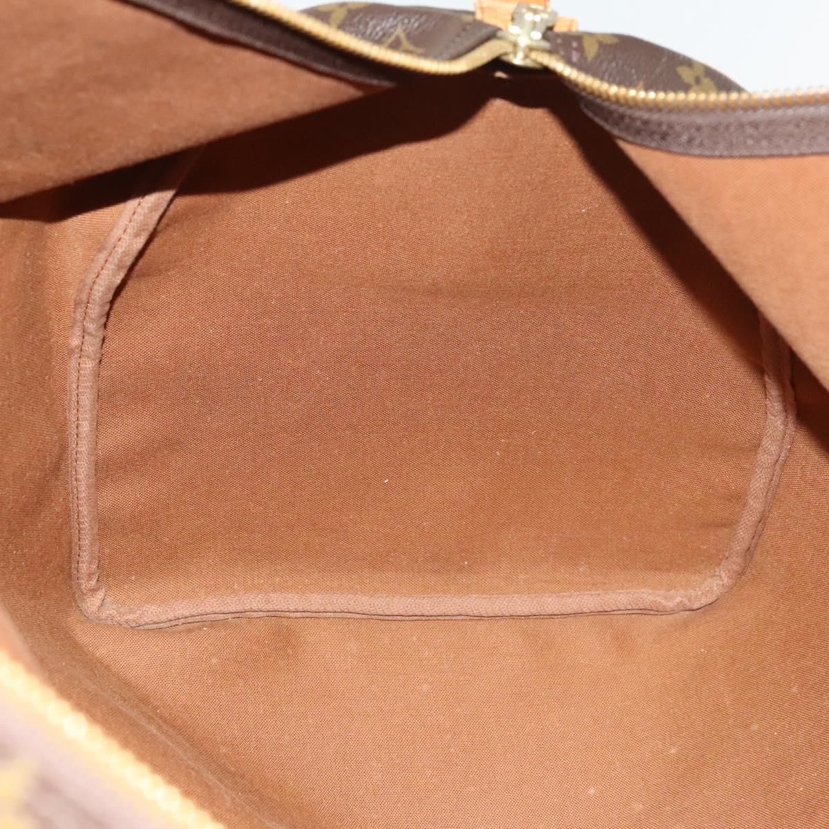 Louis Vuitton Keepall 60, Brown, Canvas, travel