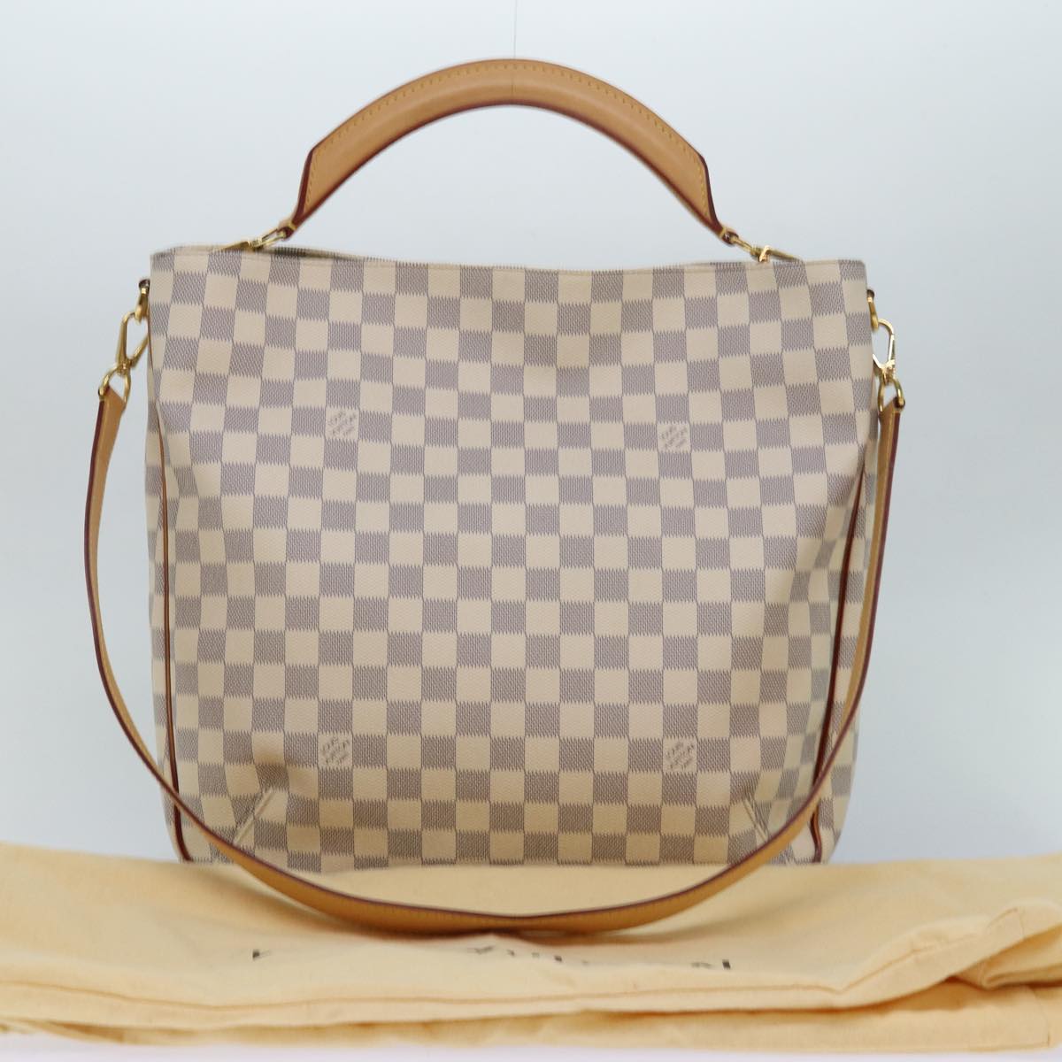 Louis Vuitton Sophie, White, Canvas, handbag