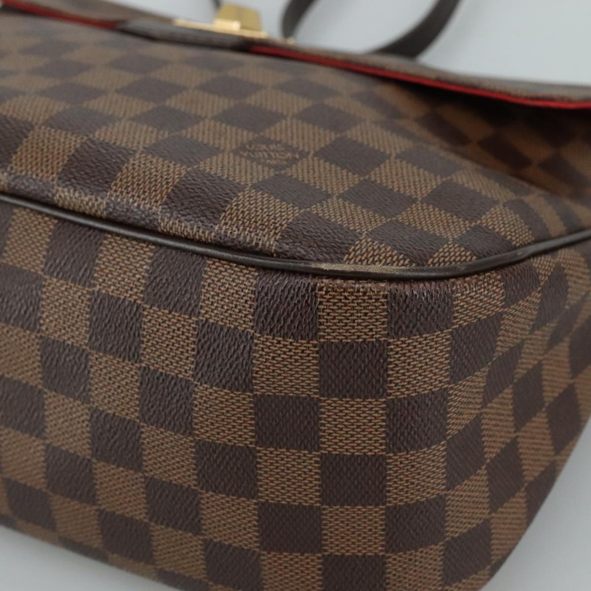 Louis Vuitton Besace, Brown, Canvas, shoulder