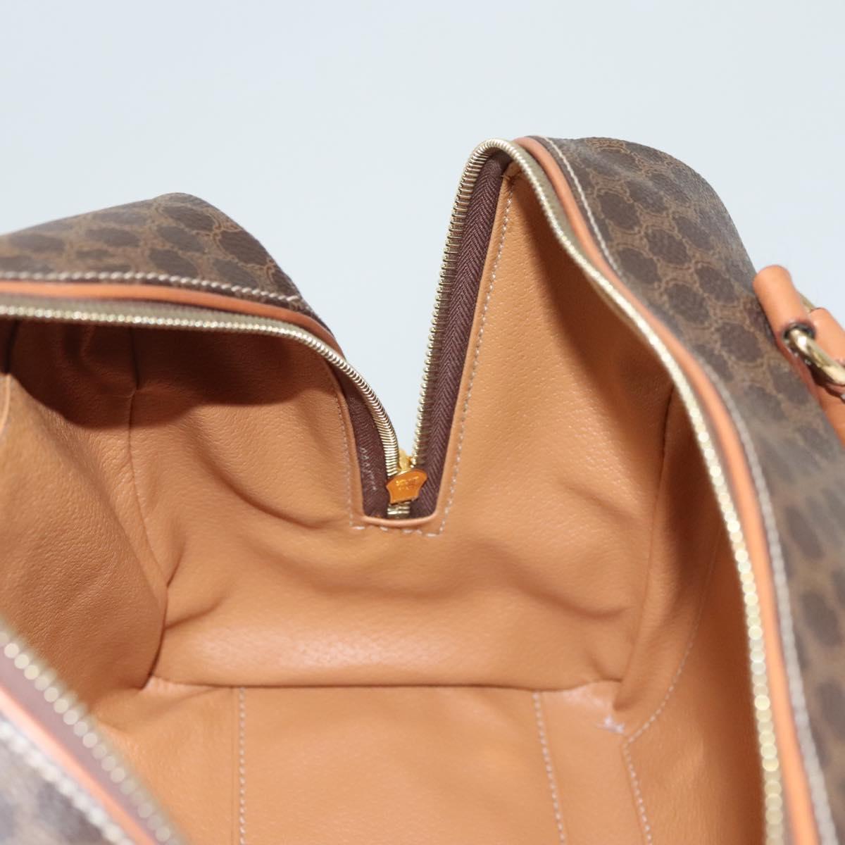 Céline Macadam, Brown, Canvas, handbag