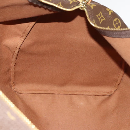 Louis Vuitton Keepall 60, Brown, Canvas, travel