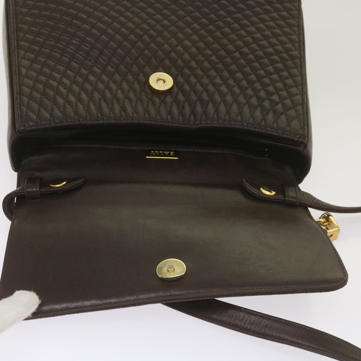 Bally --, Brown, Leather, handbag