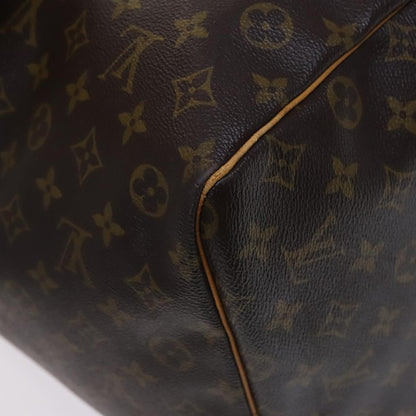 Louis Vuitton Keepall 60, Brown, Canvas, travel