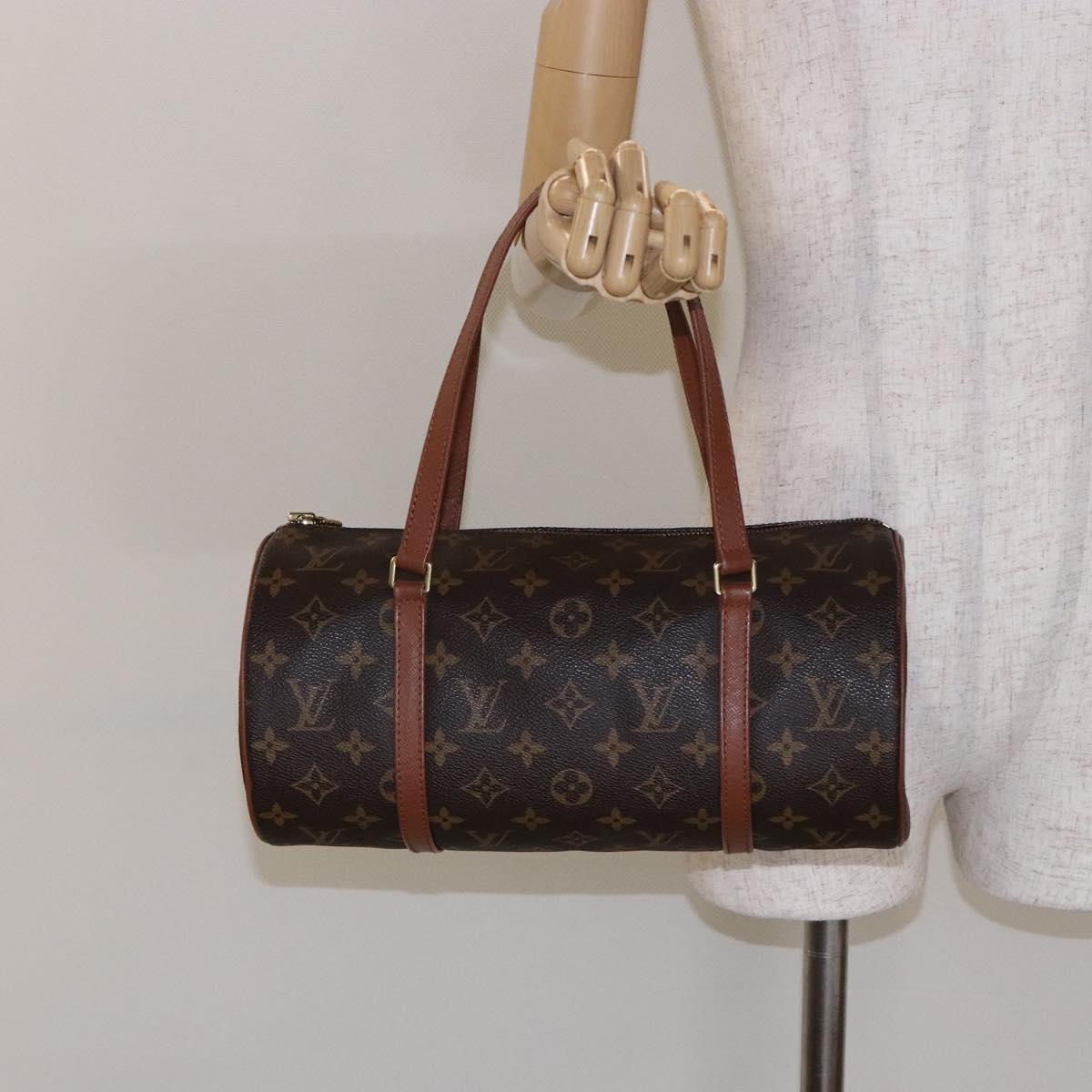 Louis Vuitton Papillon 30, Brown, Canvas, handbag