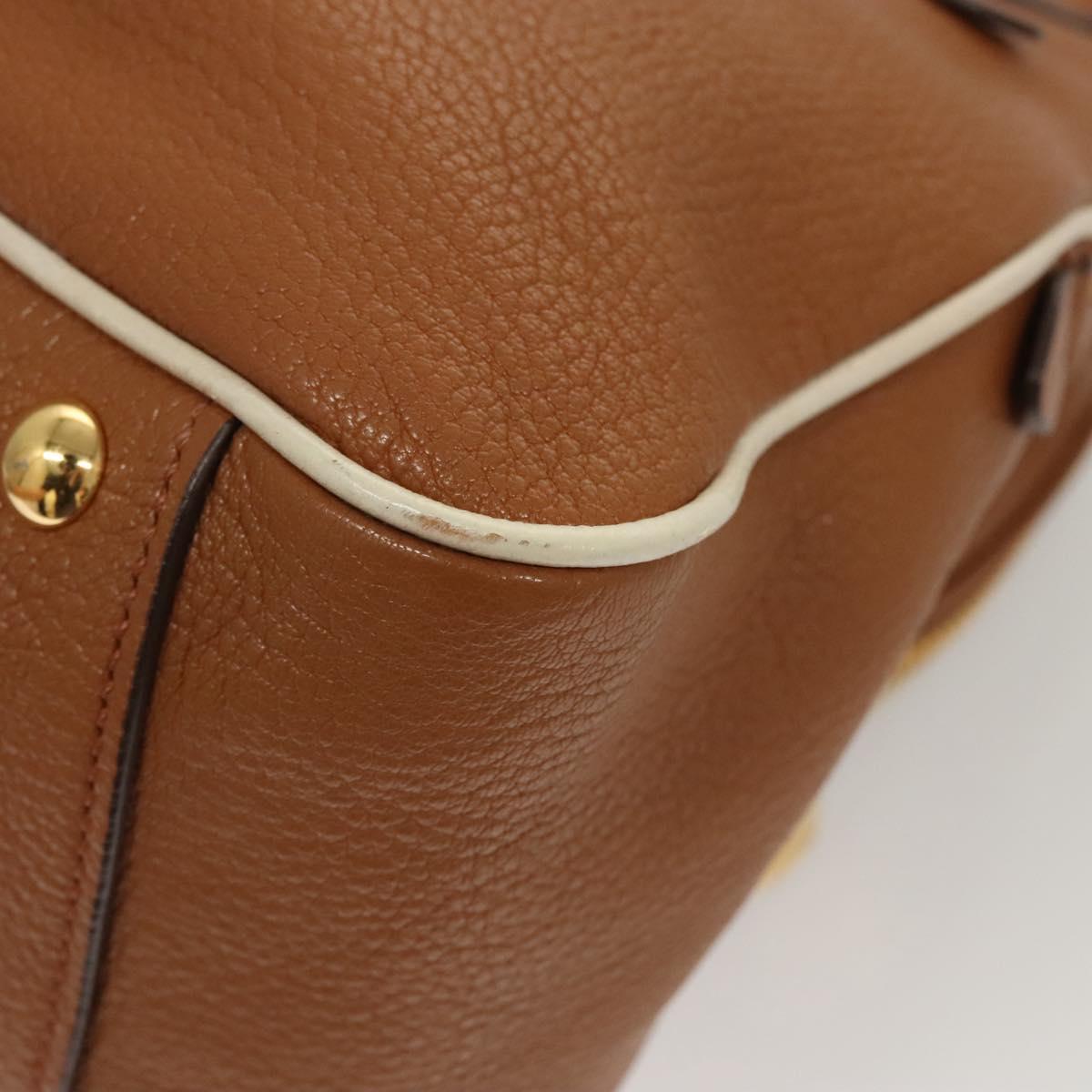 Miu Miu, Brown, Leather, handbag