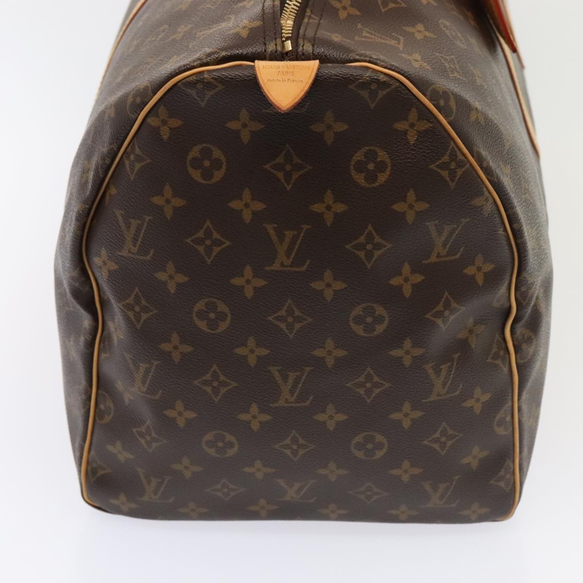 Louis Vuitton Keepall 55, Brown, Canvas, travel