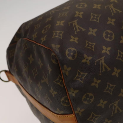 Louis Vuitton Keepall Bandoulière 60, Brown, Canvas, travel