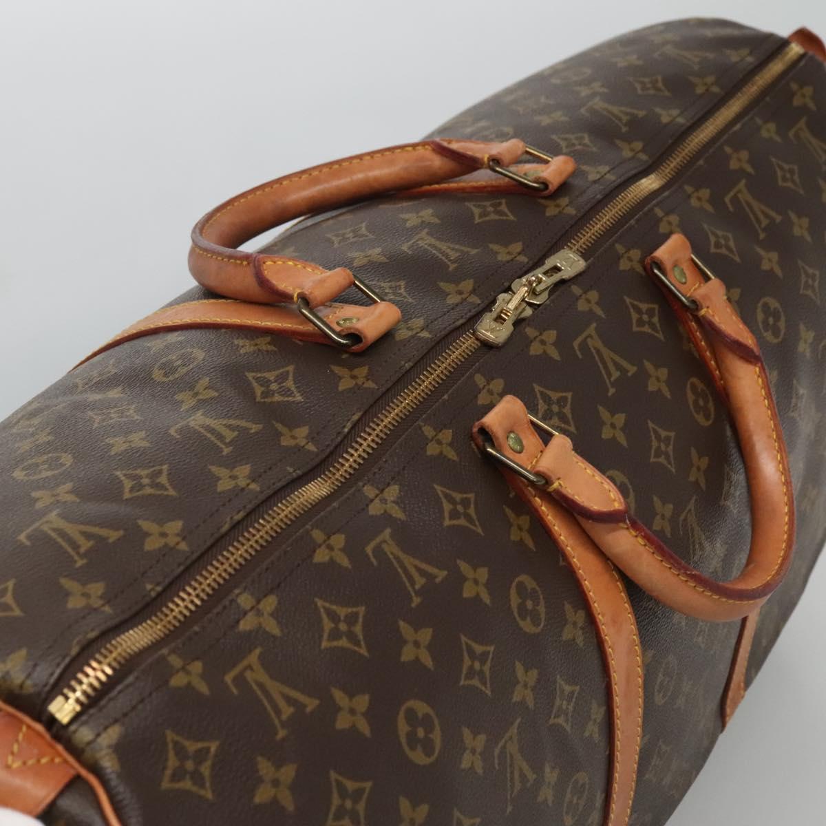 Louis Vuitton Keepall 60, Black, Canvas, travel