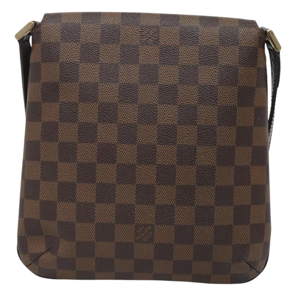 Louis Vuitton Musette Salsa, Brown, Canvas, shoulder