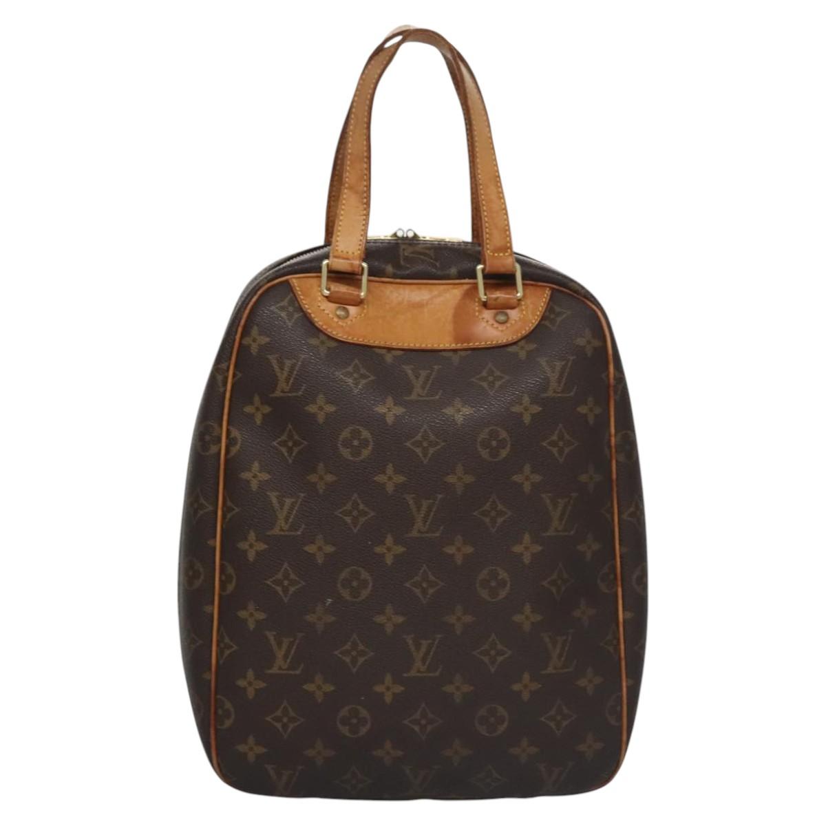 Louis Vuitton Excursion, Brown, Canvas, handbag