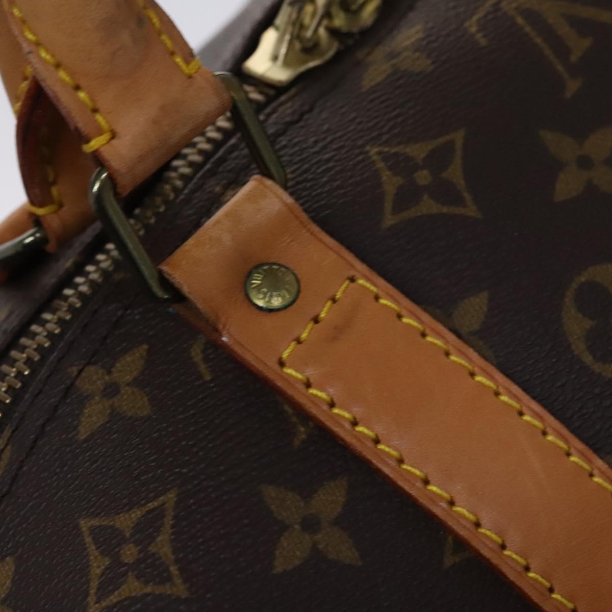 Louis Vuitton Keepall 60, Brown, Canvas, travel