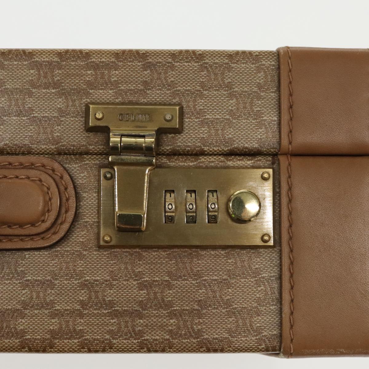 Céline, Brown, Leather, travel